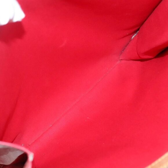 LOUIS VUITTON Monogram Vernis Stanton Tote Bag Red M91078 LV Auth bs28812 - Picture 10 of 16